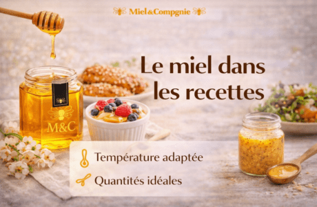 Le miel dans les recettes