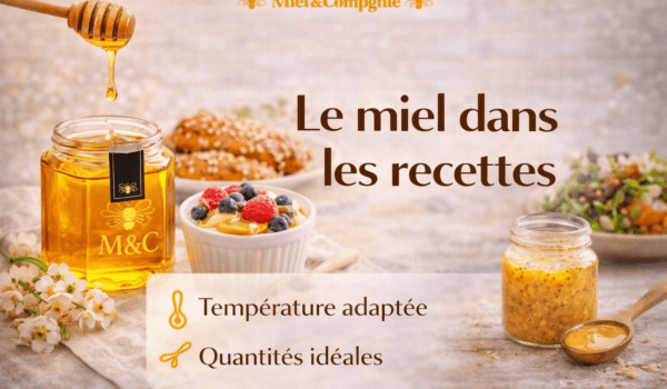 Le miel dans les recettes