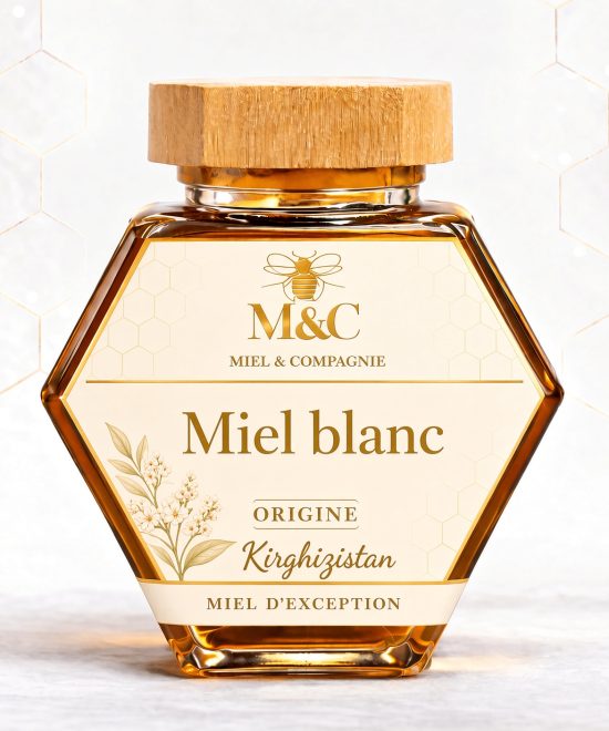miel blanc khirghigistan