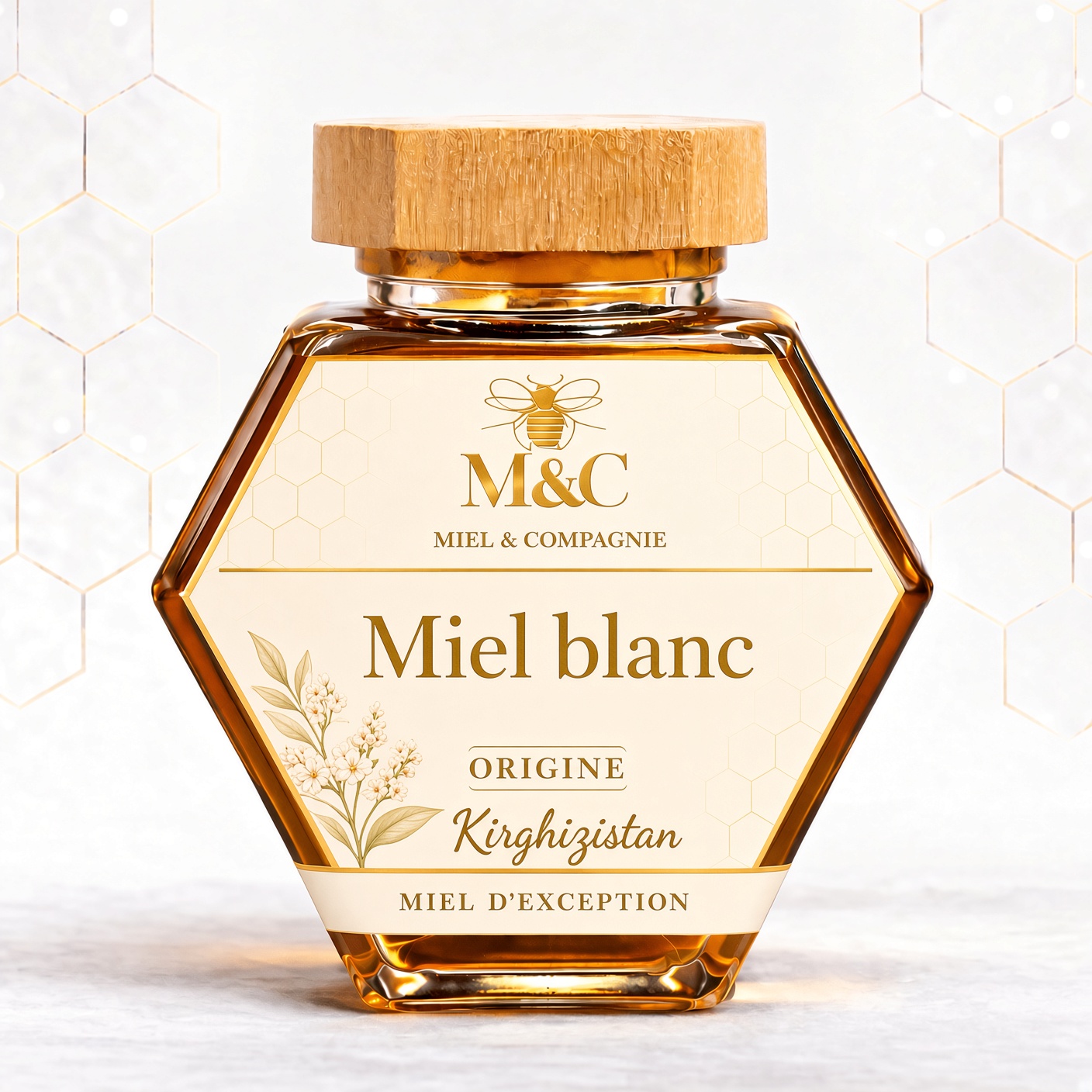 miel blanc khirghigistan